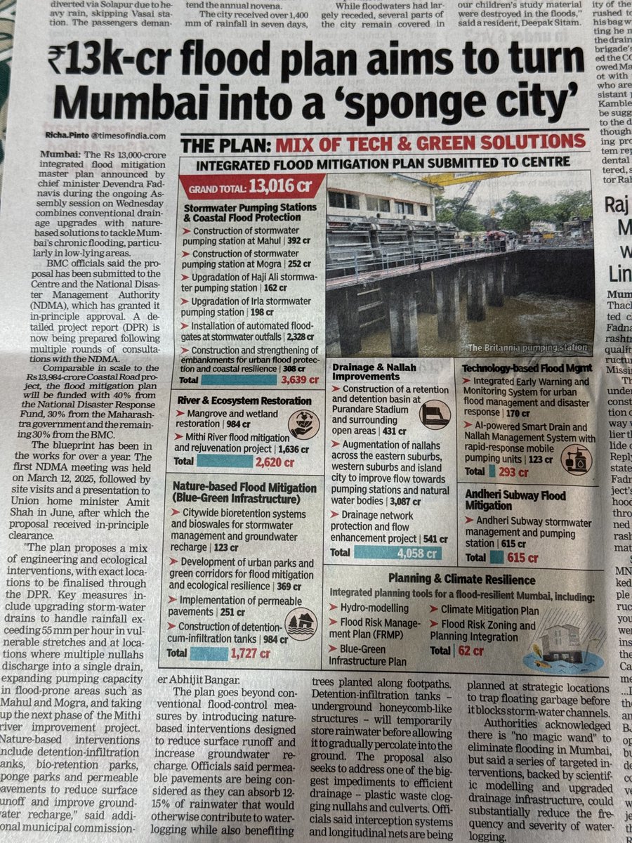 RURALINDIA's tweet photo. They cut 55000 mangroves for some obscure road &amp; now they’re trying to loot Rs.13000 crores from public funds under the fake narrative of “flood control” 

BTW - Nothing controls floods like the mangroves &amp; they cost nothing.

The shameless bunch takes people for chutiyas. https://t.co/Ri4naUUIbd