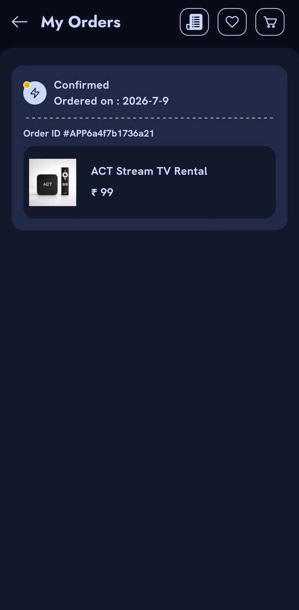 ramjee_rm's tweet photo. @ACTFibernet  when this will be setup? I even don't get any confirmation. https://t.co/HwOt9gwH36