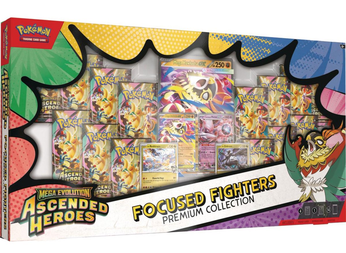 PokemonDealsTCG's tweet photo. Official Image of the New Ascended Heroes Focused Fighters Premium Collection Coming Soon to Sam's Club💫

Plus Membership $55
https://t.co/n4z8tK6MGl
Regular Membership $25
https://t.co/5OnciIpJEz

Currently expected to drop for Plus Members Only! We'll post when confirmed.

Price is loaded at $55.98 for 14 Booster Packs with Limit 2 Per Membership.

We'll post confirmed online / in store drop dates when available! Follow for updates⚡️

#Pokemon #PokemonTCG #AD