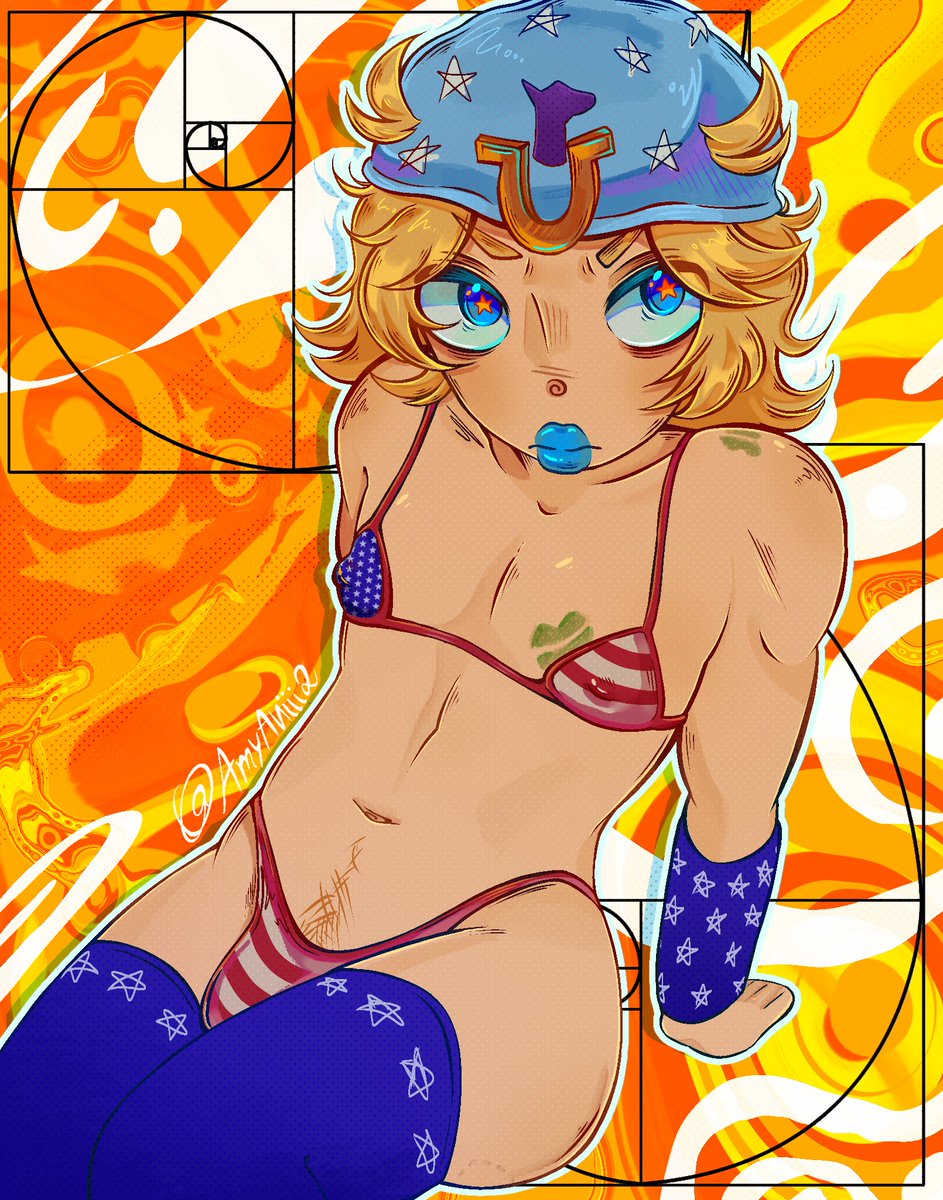 Amyaniii2's tweet photo. Bikini Jhonny 
God bless american whore 🇺🇸 #sbr #jjba https://t.co/Mvr31F4T3r