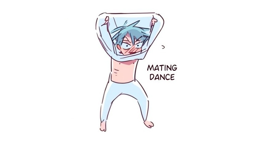 suchine_toki's tweet photo. Till doing his mating dance to attract potential partners (it only ever worked on Ivan, even if he thought it was dumb) https://t.co/J7Y9b2yG0Q