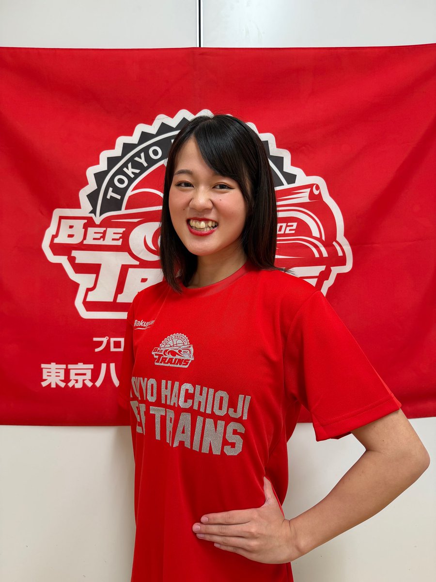 yuna_cheer's tweet photo. 皆様、はじめまして！
2026-27シーズンより東京八王子ビートレインズチアリーダーRaily’sとして活動することになりました、ルーキーのYUNAです！

今シーズン、皆様にお会いできることを楽しみにしています✨

GO！TRAINS！🚂
#八王子ビートレインズ
#Railys
#YUNA
#Bリーグ
#挑 https://t.co/HpKRWoy7Fk