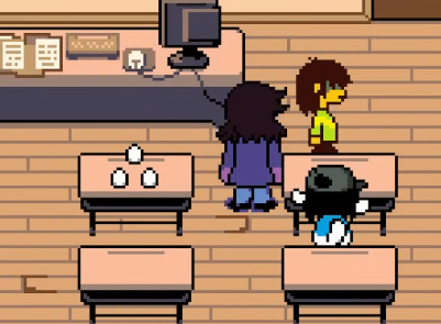 CDbagellover's tweet photo. i feel like its probably relevant that toby is trying to stop you from getting the eggs whereas temmie is collecting them, but im not smart enough to figure out why https://t.co/RpvaKDrxYr
