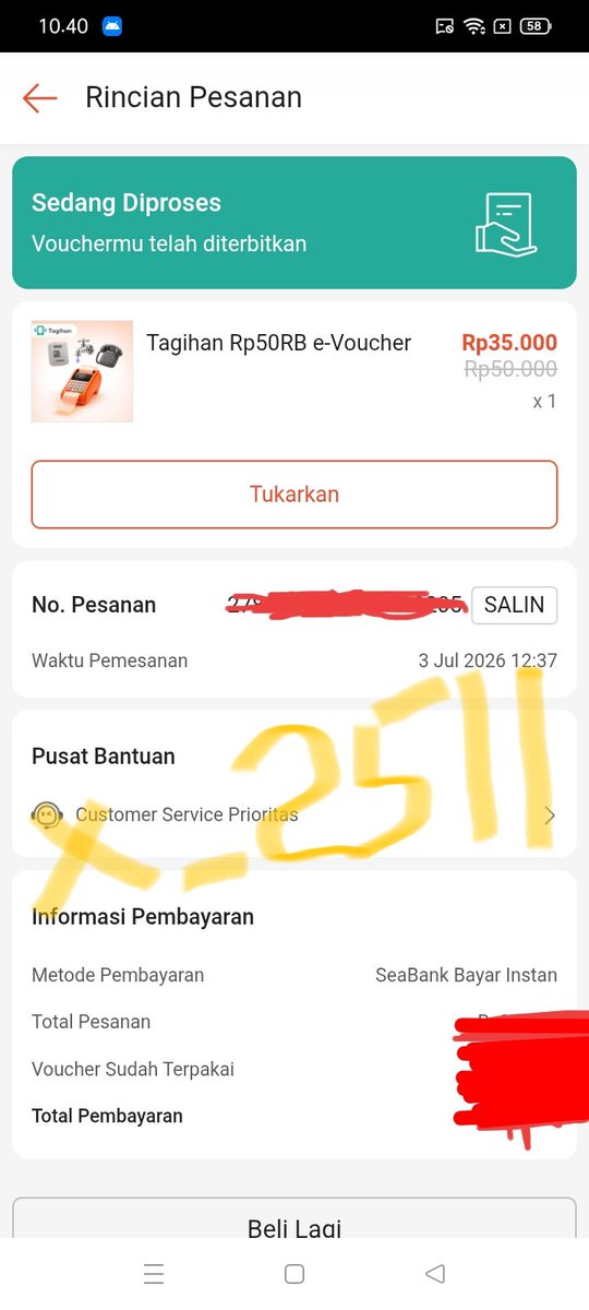 X_251102's tweet photo. Jual Voucher Tagihan Shopee senilai 50ribu minimal pembelian 51ribu. Bisa buat PDAM, listrik, telkom, tv kabel dan internet, kartu kredit, angsuran kredit, pgn, ipl, premi asuransi, e-invoicing, biaya pendidikan, dll.

Harga: 40ribu.

#zonauangㅤ 
#zonabelanja
#bealanja
ㅤ https://t.co/2xSwYjnjjP