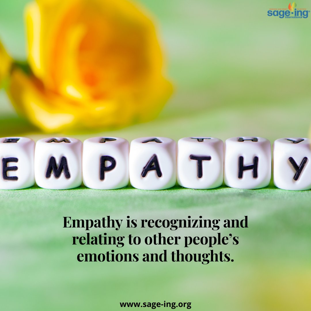 Sageing1's tweet photo. Empathic thinking is often characterized as the willingness and ability to place oneself in another personโs situation or to feel another personโs feelings.
#SageingInternational #ConsciousAging #ElderCommunity #ConsciousCommunity #MindfulAging https://t.co/vl1fV9tdsV