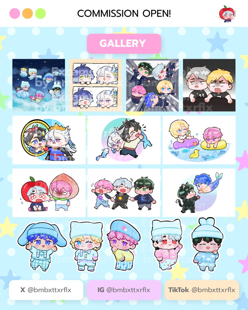 bmbxttxrflx's tweet photo. 🦋COMMISSION OPEN!🦋

✨Chibi character✨
รายละเอียดตามนี้เลยนะคะ💕
สอบถามเพิ่มเติม pls dm

#commission #commissionTH #commissionart #commissionchibi #chibi https://t.co/kK8yvSIiF7