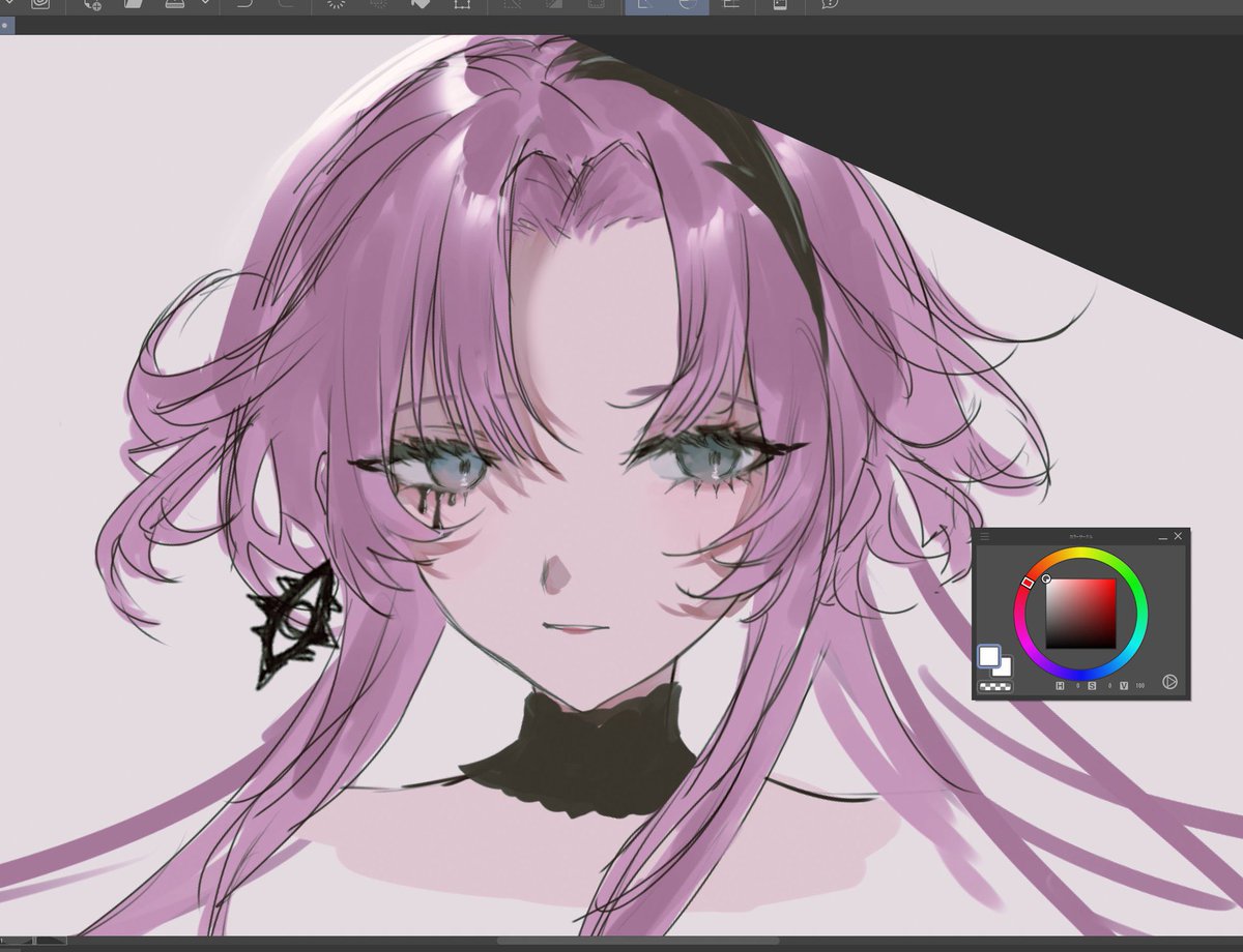 LitMus9_'s tweet photo. 琶舞さんのAlt Skin良すぎて久しぶりに絵を https://t.co/phQpaYFJ3i