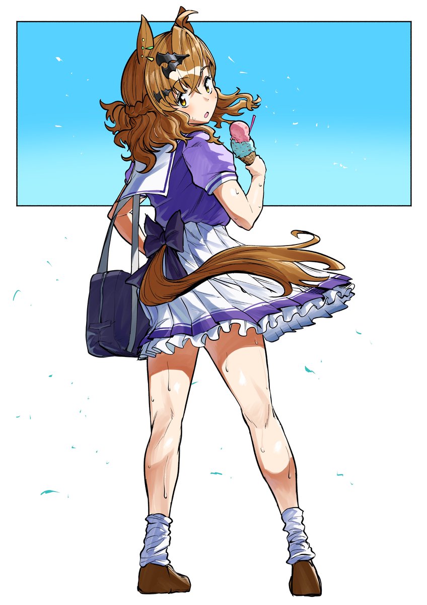 AMIk0824's tweet photo. skebでした。　夏 https://t.co/7EM0SDAN0c