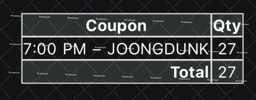 Unpetaloid's tweet photo. [wts / ขาย]

✨คูปองรอบไซน์ จุงดัง ใบละ 80฿ มี 27 ใบ 
✨รับหมด 2,000฿ 
✨มัดจำ 30% ที่เหลือจ่ายหน้างานนะคะ

💌 สนใจ DM ค่ะ ลดได้นะคะ

#ตลาดนัดgmmtv #ตลาดนัดgmm  
#ตลาดนัดจุงดัง
#งานมหกรรมนิยายนานาชาติ2026xGMMTV https://t.co/deXYsqvybp