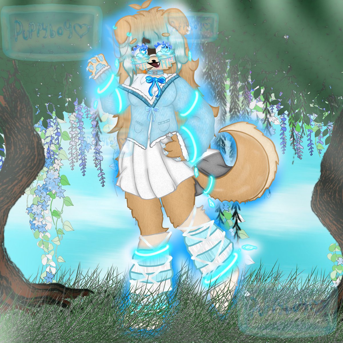 cutewiddlepup's tweet photo. Do you guys fw my persona btw?  (˶˃ ᵕ ˂˶) This took me a couple hours, but im rrally proud of it!!
Im not good at drawing naked people unfortunately, most of my art will be sfw (¬`‸´¬)
#art #fursona #nsfwtwt #minorsdni https://t.co/z3G6Ph8Rg2