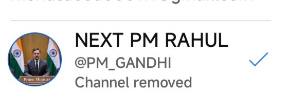Mohd_Sakib786's tweet photo. Hello @YouTube @YouTubeIndia @YTCreatorsIndia  my channel has deleted by youtube without any warning alerts.
Channel name - NEXT PM RAHUL , Handle - @PM_GANDHI This is unacceptable india is democratic country..plz give me back my channel .
#bringbacK_NEXT_PM_RAHUL_CHANNEL https://t.co/n6DxjLkgcI