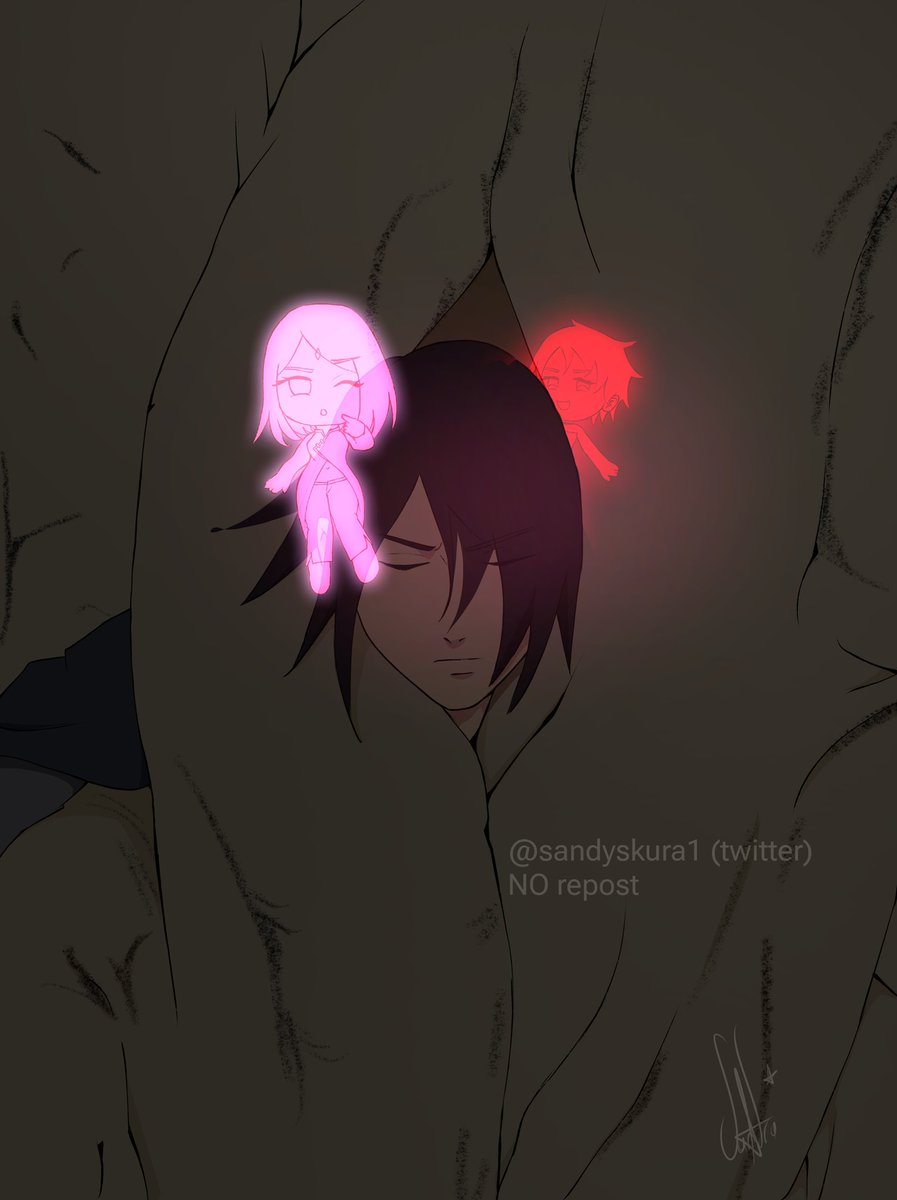 Sandyskura1's tweet photo. Sasuke, in the midst of the darkness, continues to think about his family...

#Sasuke #Sakura #Sarada https://t.co/P8ofMCRhdd