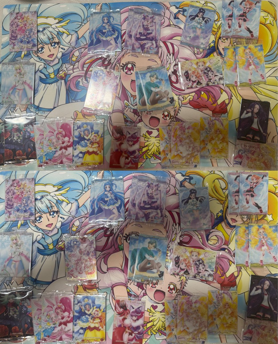 sakuramochimo2's tweet photo. プリキュア ウエハース 交換

求）エクレール（何枚でも）
コネクト（1枚）
9弾以前のカード（なんでも）

出） 写真のもの

明日梅田で手渡し（恐らく午後）
もしくは郵送

アルカナ及びHR以外とのHRは1：3でお願いしたいです！ https://t.co/wSP6IEqHVZ