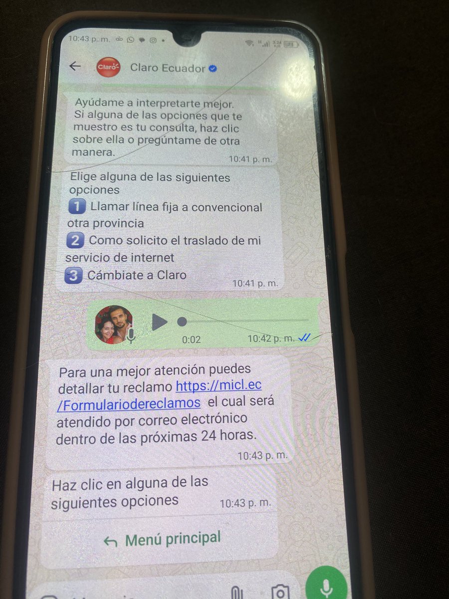 ManzoAMary's tweet photo. CANSADA DE ROGAR QUE VENGAN @Arcotel_ec @DEFENSORIAEC @ClaroEcua https://t.co/LrXJJkc3H5