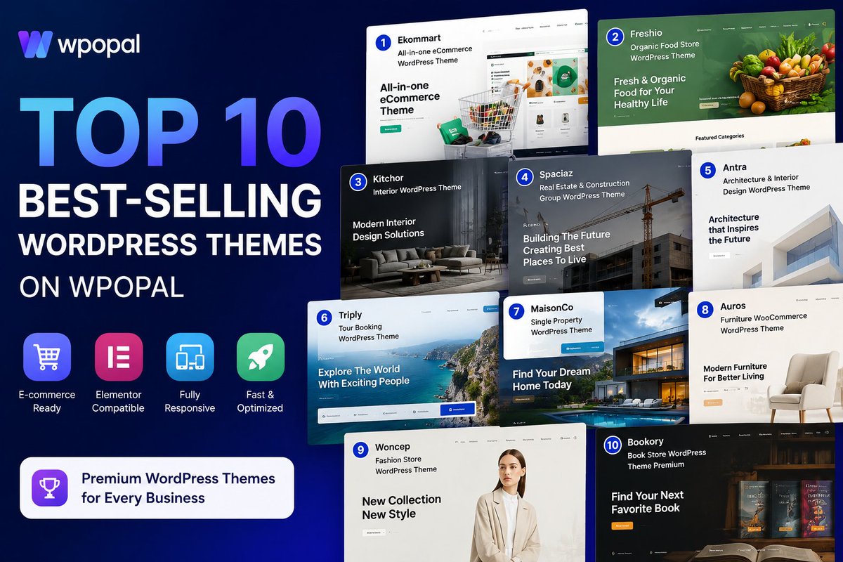 pavothemes's tweet photo. Here’s our list of the Top 10 Best-Selling WordPress Themes on Wpopal: https://t.co/Xi6kTav3PO https://t.co/rjkYed1uRB