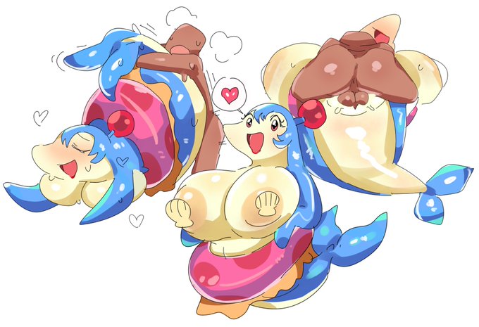 雑雑リクエストからドルフィンボンバー描きました。声と見た目がエロくて良いね…ってなりました🥰✍️ 