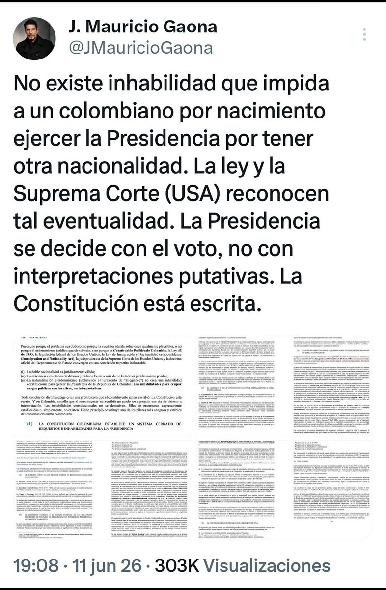 AliRestrepo's tweet photo. Para que los exmagistrados de la carta se instruyan, incluyendo a @JERobledo y demás 🐸 del pantano. https://t.co/QCo1Fd0TBs