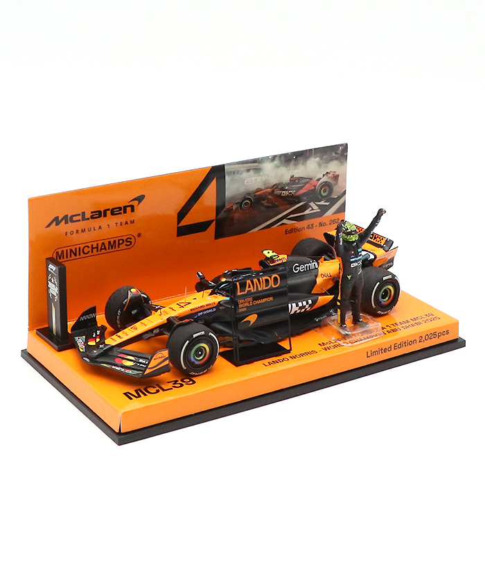 1/43 マクラーレン F1 MCL39 アブダビGP チャンピオン L.ノリス 1/43 マクラーレン F1 MCL39 アブダビGP チャンピオン L.ノリス