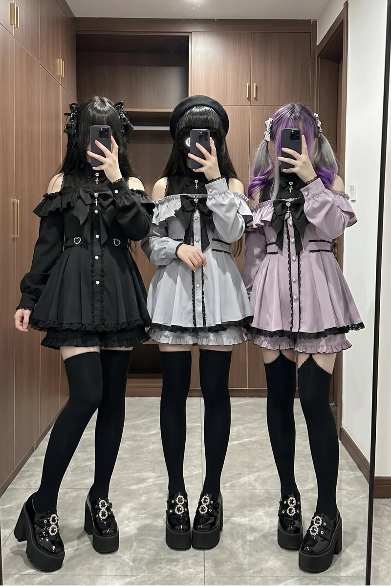 Belchic7's tweet photo. 🖤💜 病みかわ地雷ワンピかわいすぎる💜🖤 https://t.co/EFBWdY9SbU