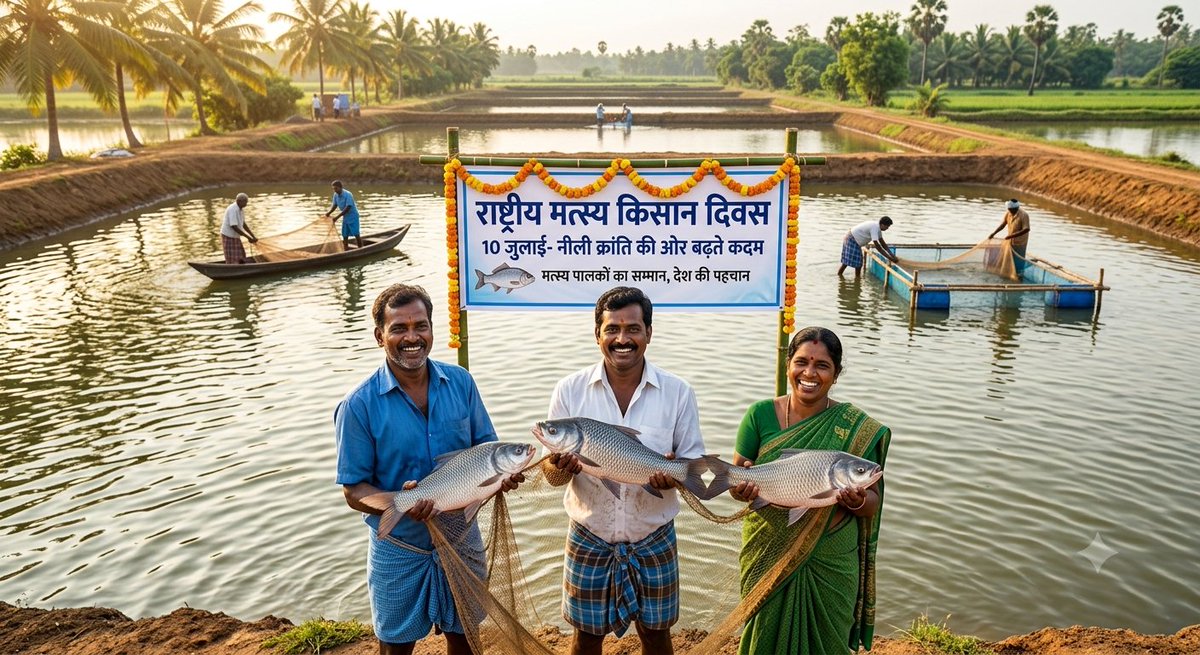 srpnrahulranjan's tweet photo. आप सभी को राष्ट्रीय मत्स्य किसान दिवस - National Fish Farmers Day  की हार्दिक शुभकामनाएं। नीली क्रांति की ओर बिहार अग्रसर है।

#NationalFishFarmersDay2026
#NationalFishFarmersDay https://t.co/7Vcfn2hc0g