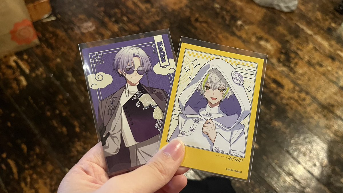 saki_hq_dc's tweet photo. 【交換】 18TRIP  エイトリ  ラー博 特典 

譲：画像参照
求：同種 潮、七基

🤍 本日現地手渡しor郵送or（新宿手渡しも検討いたします）

検索からお気軽にお声掛けください。 https://t.co/eAio6dfRSx