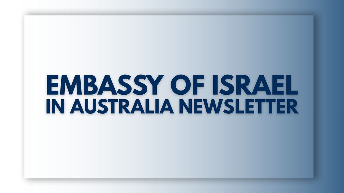 Israel in Australia tweet media