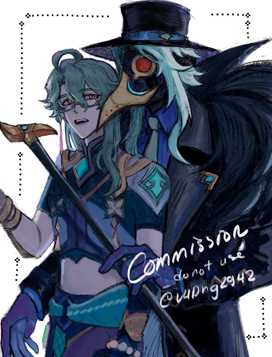 DollCarcass's tweet photo. Oh Crowttore x Baizhu,, you'll always live rent free in my head ,,

🎨: @V4Dng2942 

#dottozhu #dottore #baizhu https://t.co/PvNViXkPqm