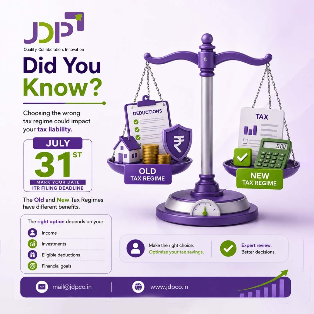 co_jdp's tweet photo. Every taxpayer's financial situation is unique. That's why every ITR deserves careful review, expert guidance, and accurate filing.
Reach out to JDP & Co. for reliable ITR filing support before the 31st July deadline.
#JDPandCo #ITRFiling #IncomeTaxReturn #TaxSeason #TaxPlanning https://t.co/O5zntJicpJ