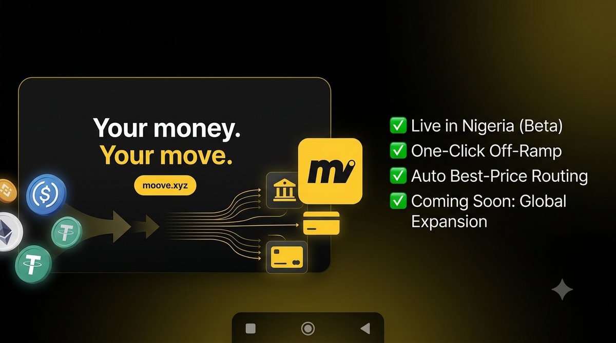 Nifexwrites's tweet photo. Every crypto payment has two transactions.

The first is receiving the money.

The second is finally being able to use it.

Crypto solved the first.

The second is where millions of users still get stuck.

Let's talk about it ↓ https://t.co/74OCGQvpWH