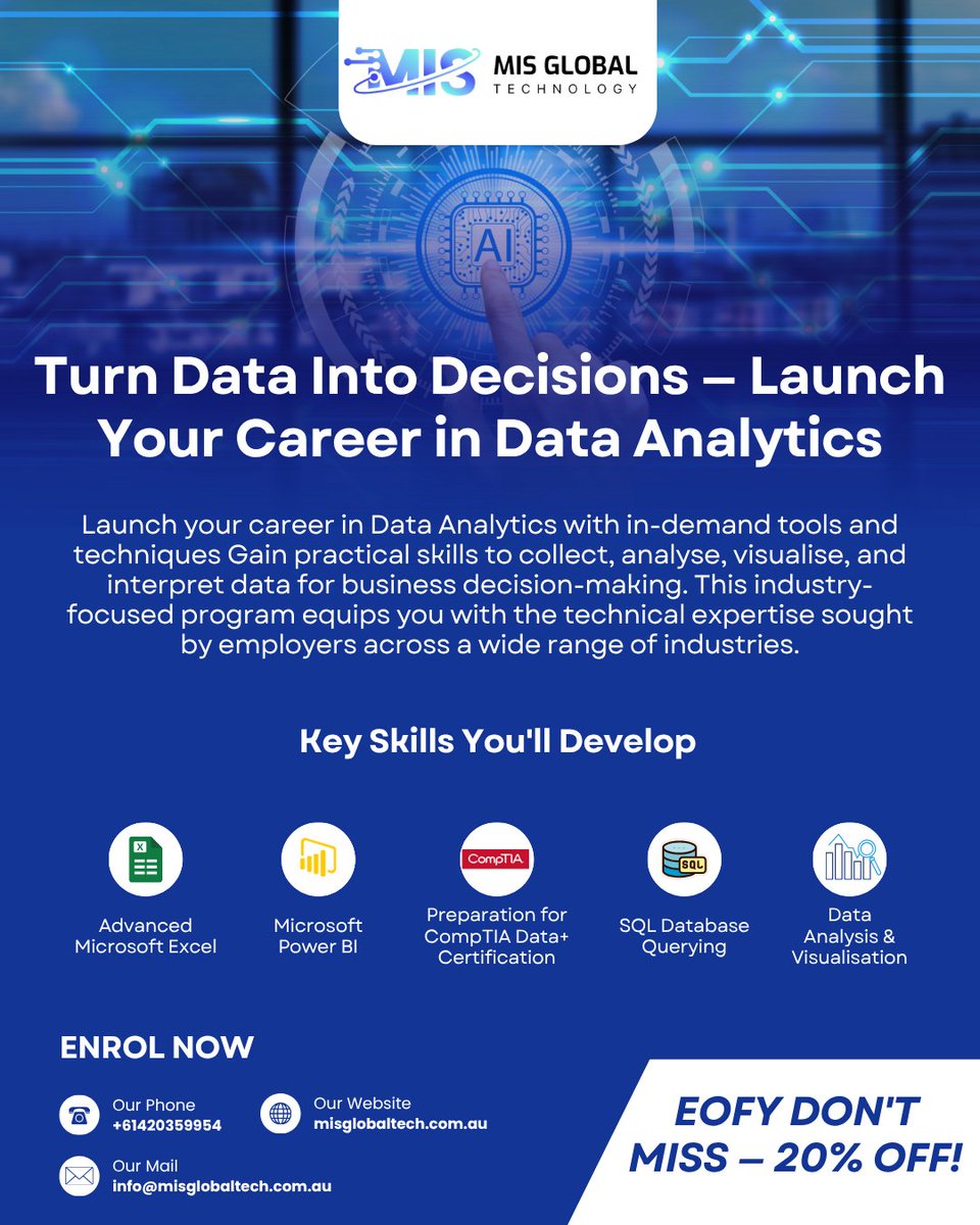 MISGlobalTechno's tweet photo. What Are You Waiting For?
💻 Cybersecurity Job Ready Program
✅ 100% Job-Ready
👉 Enrol Today | Limited Seats Available
Web :- https://t.co/fZnDX36Z1V
Call :- 0420359954
Email :-info@misglobaltech.com.au   
159-175 Church Street Parramatta NSW 2150 https://t.co/8erwcrpWB2