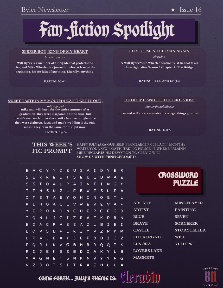 Byler Newsletter (@BylerNewsletter) / Posts / X