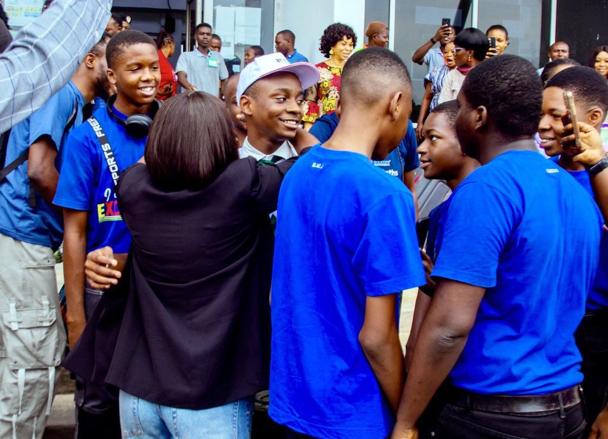 firstladyship's tweet photo. ENUGU!!!         ENUGU!!!           ENUGU!!!

This was how Master Chimdiebube Onwubiko was received in Enugu State, at the airport.

He won a Gold medal at the International STEM Olympiad Grand Finale in Rome, Italy.

You gave your son a hero’s welcome.

THANK YOU!  🙏 https://t.co/b1cQ11yLSQ