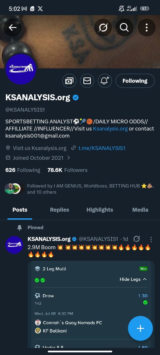 Snurich1's tweet photo. @jujupunte @KSANALYSIS1 Boss!
First of all. Since you dey run giveaway for street, I've never been lucky. Abeg 300k or 400k to start something for myself in this life. https://t.co/g6OjQyeN04