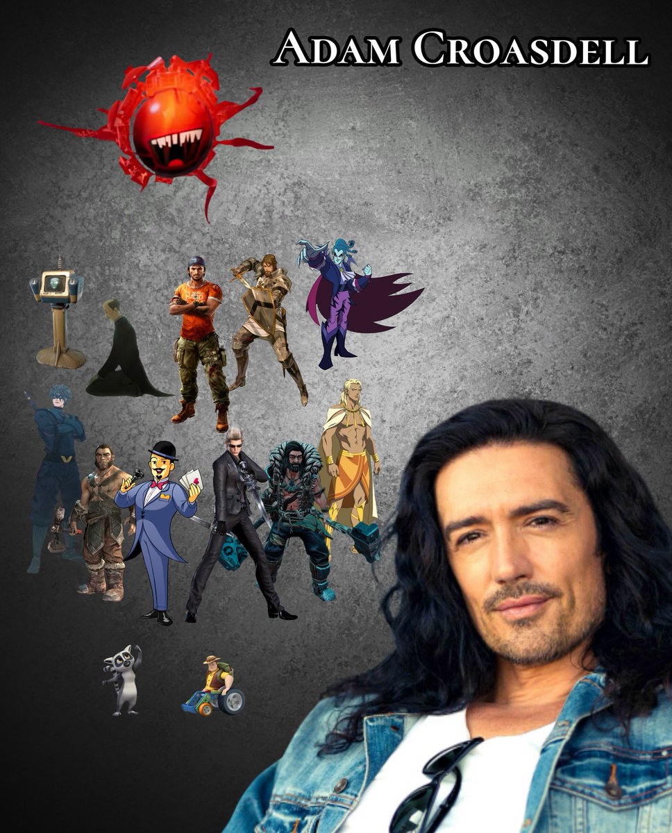 jericollage70's tweet photo. Happy Birthday to one of my Top Fave VA's, The Great &amp; Talented @ACroasdell! Have a Blessed Birthday Adam! 🎂😎🙏🏻👍🏻🙌🏻🎉🎈🍷🍾🇬🇧 #FinalFantasyXV #BatmanNinja #ShadowOfMordor #Borderlands3 #DateEverything #DocMcStuffins #BloodOfZeus 

Collage Credited By Me 📸: @jericollage70 https://t.co/9mwnLu4HoE