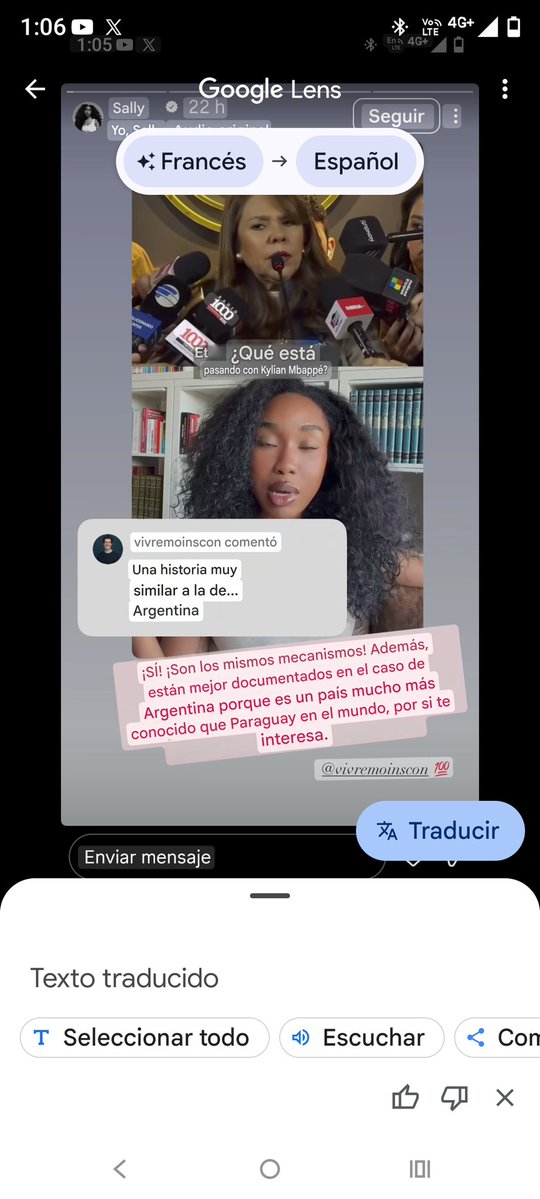 Antuuwy's tweet photo. A lo mejor no me corresponde porque no soy paraguaya, pero que una europea hablé con tanta banalizacion de historia latina me parece una falta de respeto gigante,y si son argentinos creo que estaría bueno que también denuncien, además, ahora nos quiere manchar a nosotros https://t.co/rZzFer82ud