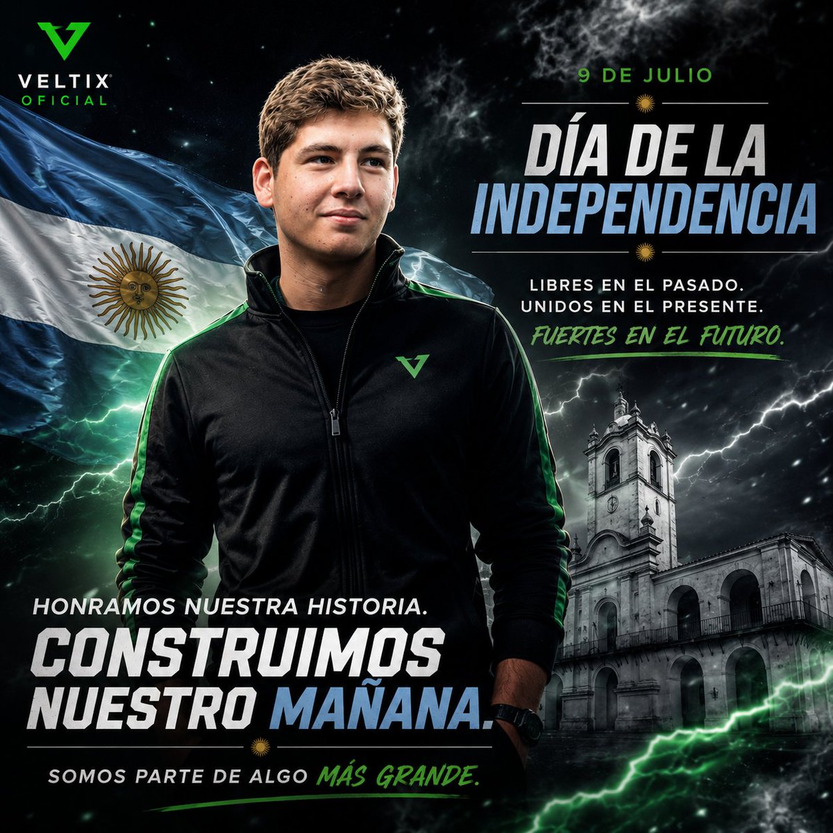 Veltix_Oficial's tweet photo. 🇦🇷 Hoy celebramos el día en que un grupo de argentinos eligió la libertad por encima de cualquier obstáculo.

En VELTIX creemos que la independencia no es solo una fecha histórica: es una actitud. https://t.co/4pqvDLgLvb