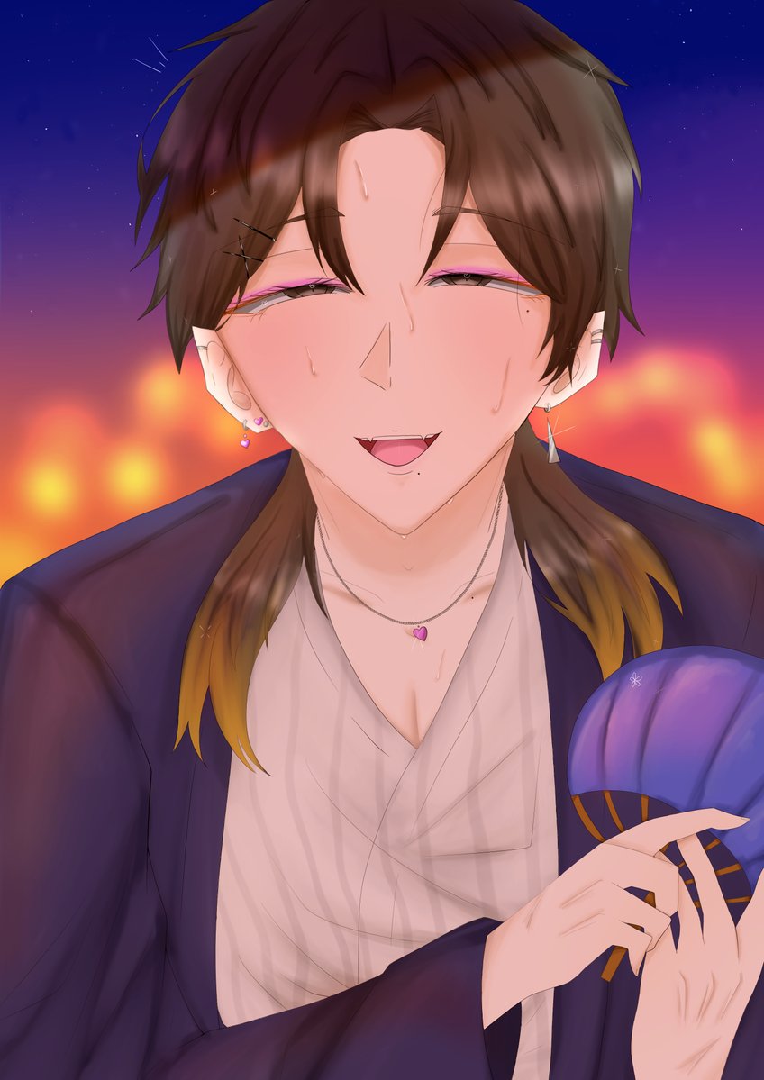 oneness0401's tweet photo. みなさん、こんにちは😄
夏と言えば花火大会🎆花火大会と言えば浴衣ですよね😍
ということで浴衣のイラストを描いていただきました🌻
クリエイター名:ナタ
#就労継続支援B型事業所 #就労B #Oneness #ワンネス #名古屋 #中川区 #イラスト https://t.co/eoJBQP2QPl