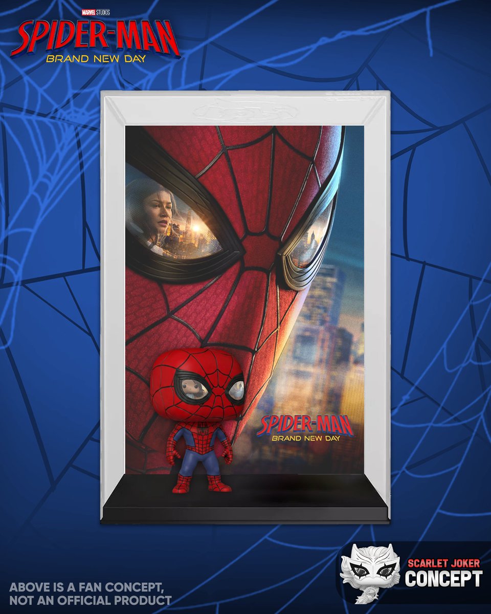 ScarletJokerTWT's tweet photo. Funko Pop! Spider-Man Brand New Day Poster Concept
#Funko #FunkoPop #Marvel #MCU #SpiderMan #SpiderManBrandNewDay https://t.co/Q6ycmlax7Z