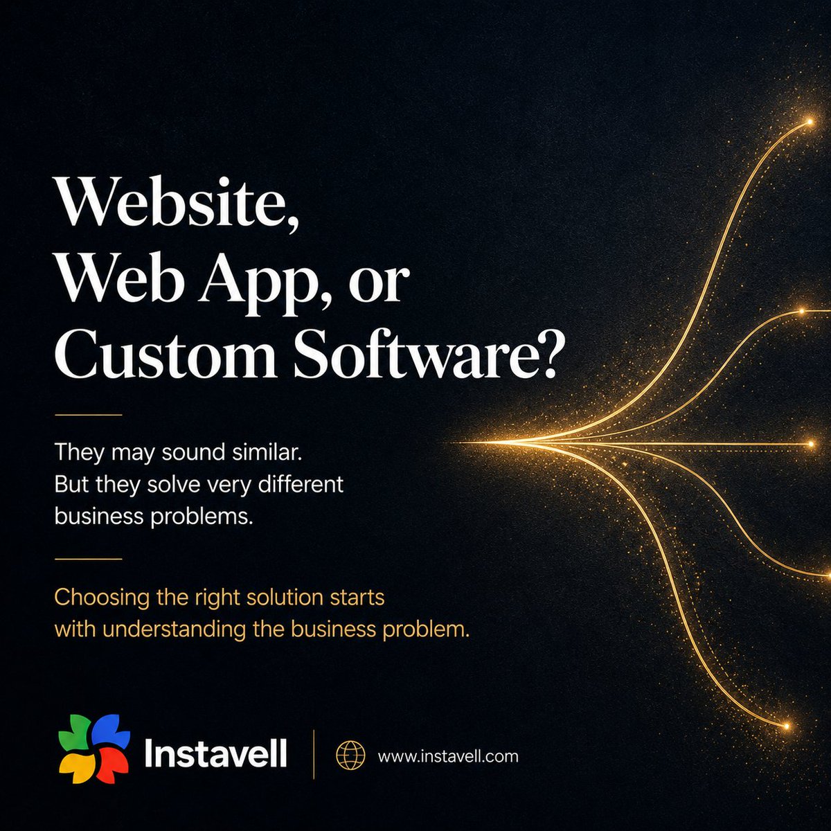 instavelltech's tweet photo. Website, web app, or custom software?

They may sound similar—but they solve different business problems.

The right choice starts with understanding the need, not following a technology trend.

Open the images to read the guide.

https://t.co/MdTOjaHUaJ

#Instavell #Webapp https://t.co/2ckDDy2AZq