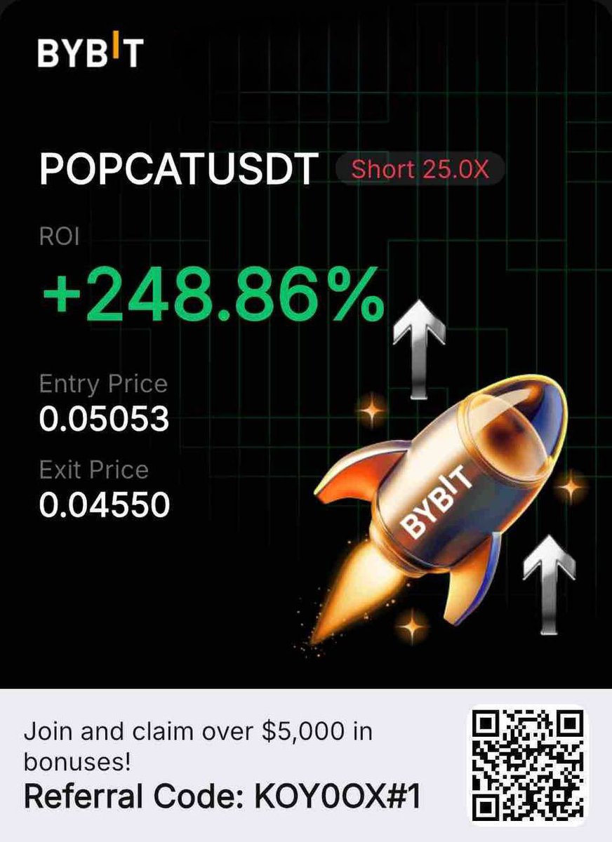 tawfeeqviptrade's tweet photo. $POPCAT

One of our gains 

ROI 248% at 25x ✅

To join our vip Dm @tawfeeqviptrade or https://t.co/OR3xdW2JBL https://t.co/EwQlRc1OkI