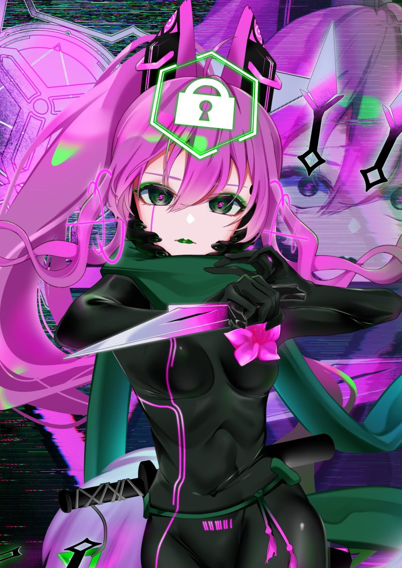 stnk_9680's tweet photo. ご依頼納品しました 
悪堕ちグレイス🦊
 #sdvx_art https://t.co/nNV2PbN3o6