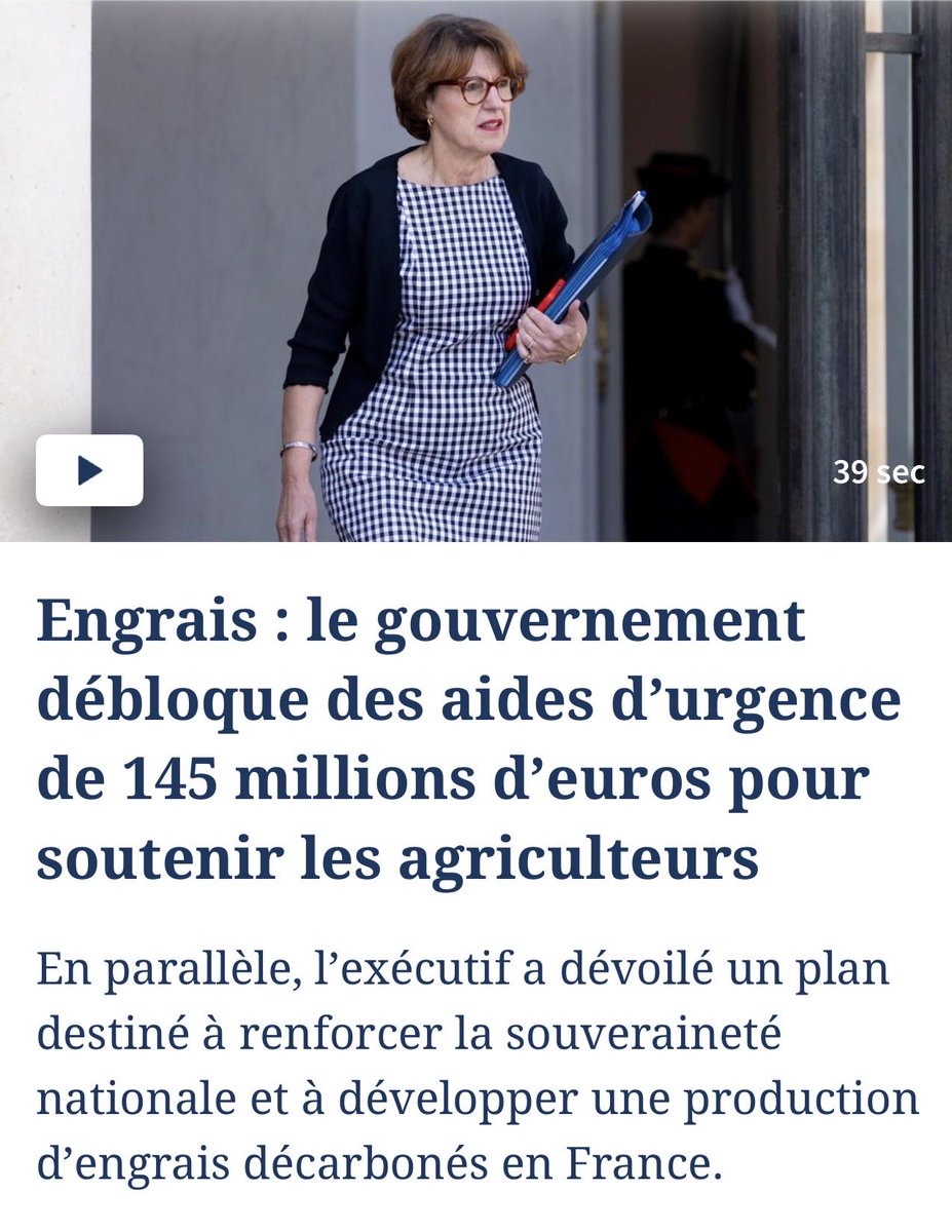 BegonThomas's tweet photo. RvP3ïžâŁarticles du 10/07/26
â
#Engrais le gouvernement dĂ©bloque des aides de 145 millions⏠âïžhttps://t.co/SGUoprbeud
â
#BiomĂ©thane tir de barrage contre les nouvelles rĂšgles annoncĂ©esâïžhttps://t.co/aV8WMl1Bfd
â
F.HĂ©raudeau chef des #Rebelles đ„ âïžhttps://t.co/jXWNLDsq3M https://t.co/bQtO78IOjt