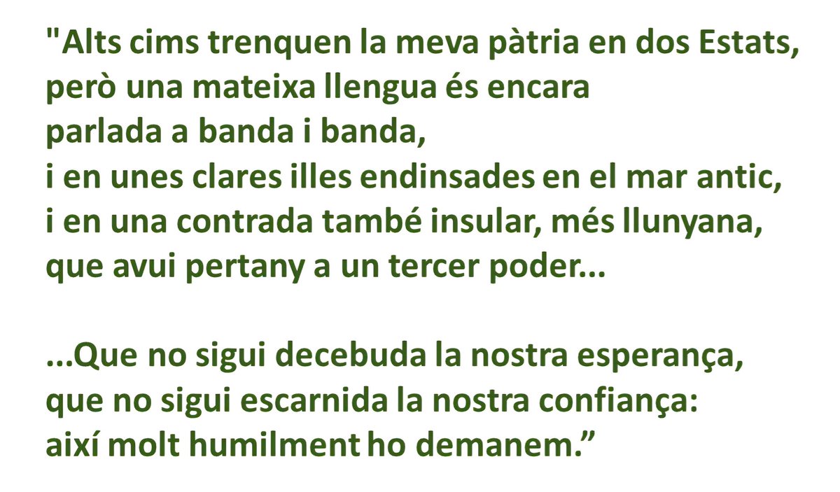 deleslletres's tweet photo. "...d’aquest poble del qual nosaltres som legítims fills, hereus i servidors alhora: 
del clos avui al lliure demà que guanyarem”.

Salvador Espriu va néixer a Sta Coloma de Farners el 10 de juliol de 1913. https://t.co/rJ9ht3OS59