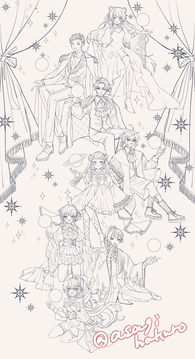 hakuro_n's tweet photo. あとほぼほぼ塗るだけなのになぜか進まない絵 https://t.co/rJKo16FI8y