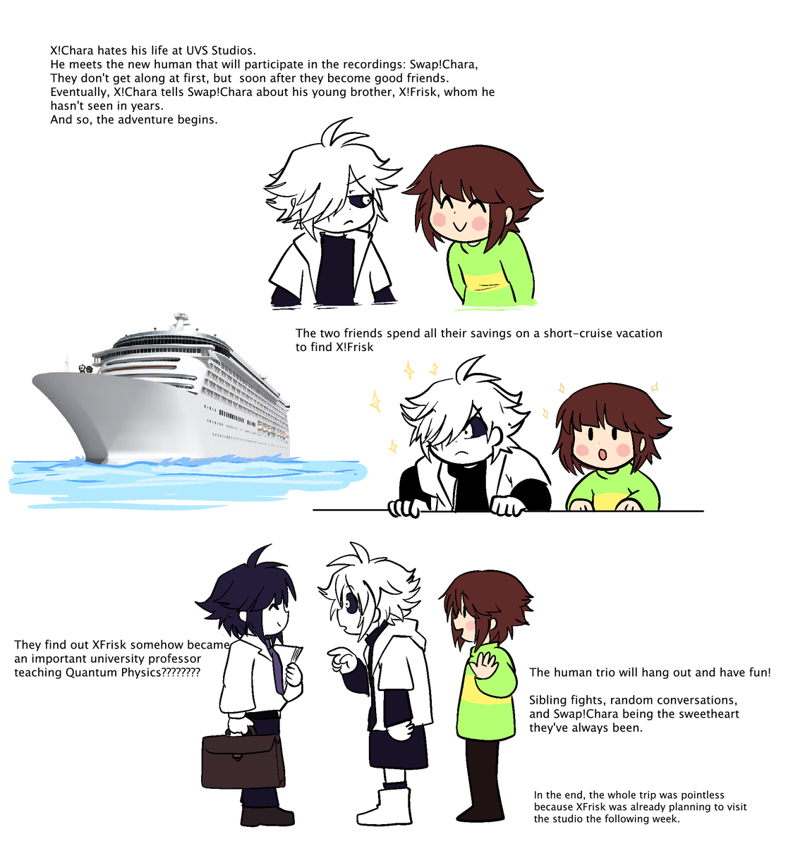 jaelarteo's tweet photo. There was an old Tumblr blog called "X!Chara's Adventures" that I ended up dropping  because my wrists were killing me a lot. But it still has a special place in my heart because of how intentionally ridicule it was sdfsgsfgdf https://t.co/l6lceOGX5C