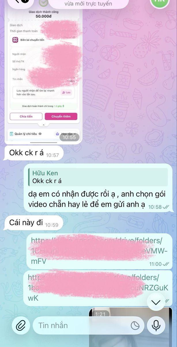 chipdth001's tweet photo. còn anh nào chưa mua video thủ dâm của bé khum ạ  
uy tín , hồng hào ko lông , mua còn được tặng thêm quà ạ https://t.co/elXAVGmqs5