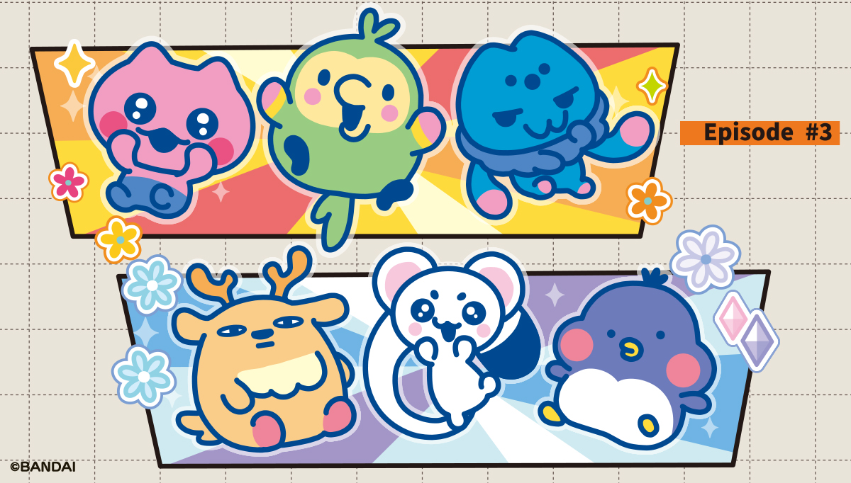 TMGC_net's tweet photo. 【Tamagotchi Paradise エピソード#3を公開！】
Tamagotchi Paradiseに新フィールド「なんごく」と「こおり」発見！！
個性豊かなたまごっちたちの生態を覗いてみよう！

エピソードはここからチェック！
https://t.co/XoKxQKwl2o

#Tamagotchi #たまごっち #Tamagotchiparadise #たまパラ https://t.co/7KeElTI32l