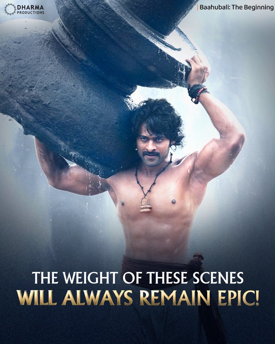 DharmaMovies's tweet photo. A king, a mother, a legacy and dialogues that still hit just as hard 11 years later. 👑🔥 

#11YearsOfBaahubaliTheBeginning https://t.co/Llql0Co9Mg