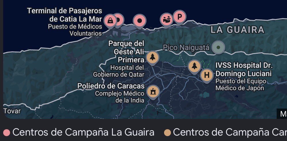 Vzla_21's tweet photo. #ServicioPúblico Hospitales de campaña 🚨

Se han habilitado nueve (9)  hospitales de campaña principales distribuidos estratégicamente entre el estado La Guaira y cuatro (4) en la ciudad de Caracas para atender la emergencia sanitaria.

Acá encontrarán su ubicación ⬇️ Hilo 🧵 https://t.co/FOaI7C5D4z
