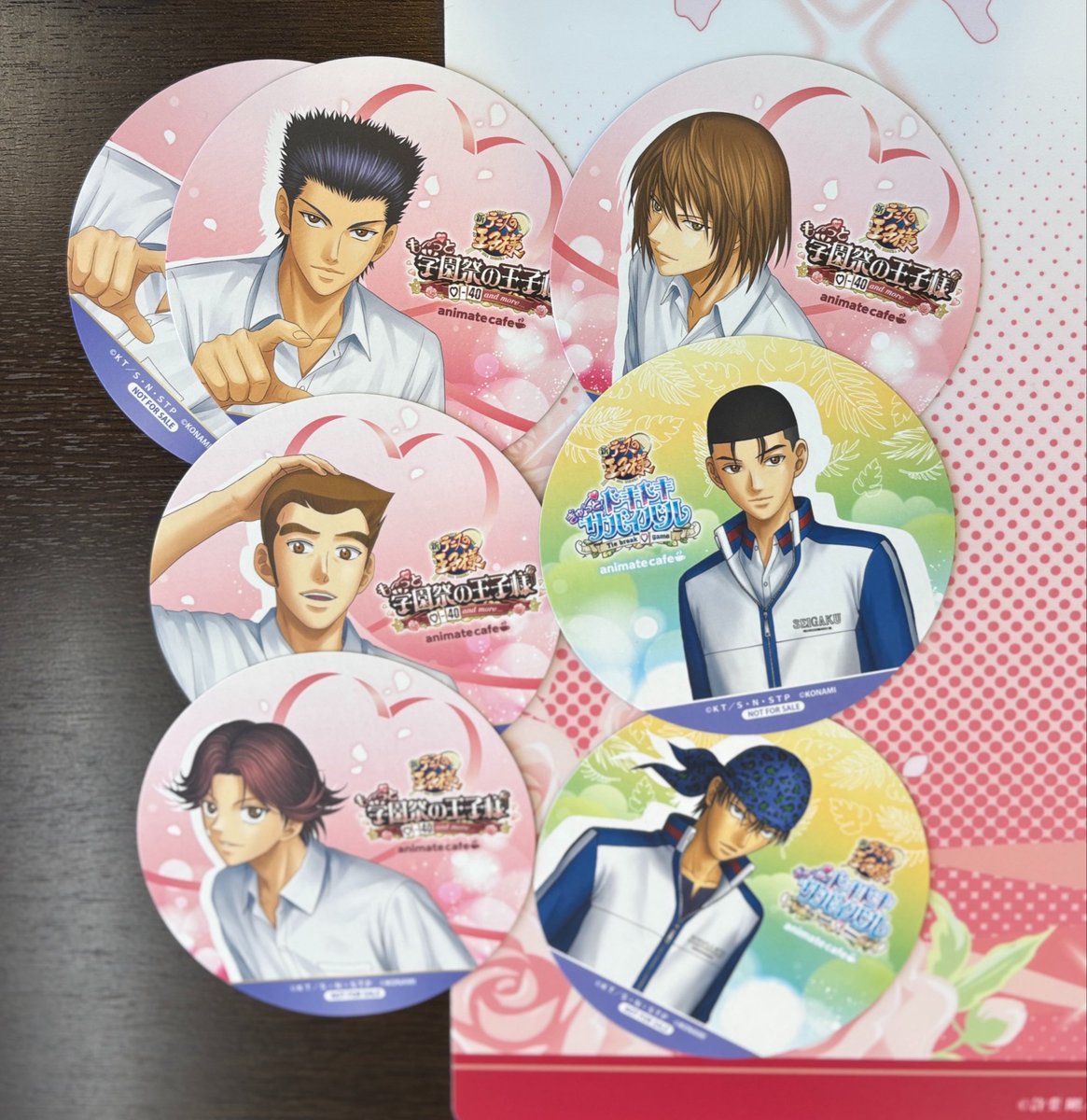 hatchi_116's tweet photo. テニスの王子様 テニプリ アニカフェ アニメイトカフェ 特典 コースター 学プリ ドキサバ
譲)菊丸、大石、河村、桃城、海堂、不二
求)越前
現在池袋手渡し、郵送可能です https://t.co/oXsbhwfKq4
